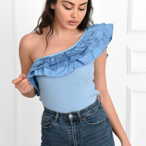 Body dama ShoulderPuff bleu